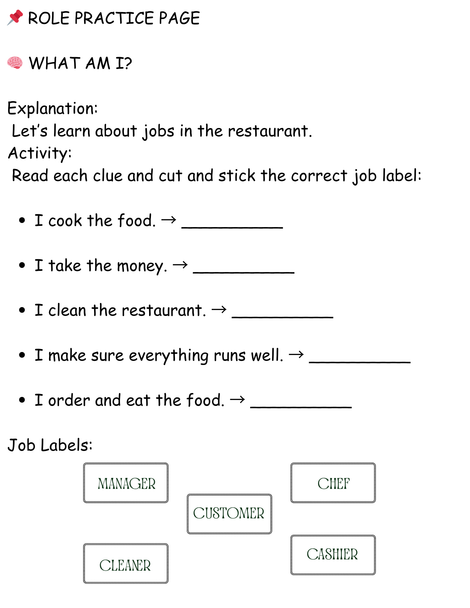 Italian Restaurant Dramatic Play | Pretend Play Pasta Shop | Life Skills, Math