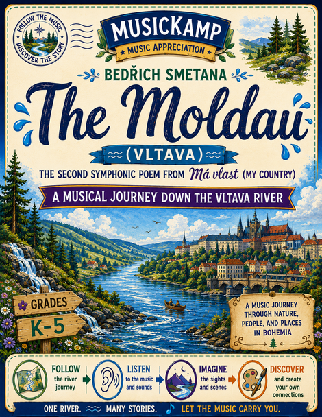 10624 : The Moldau (Vltava) by Smetana — Complete Music Listening Unit | Program Music