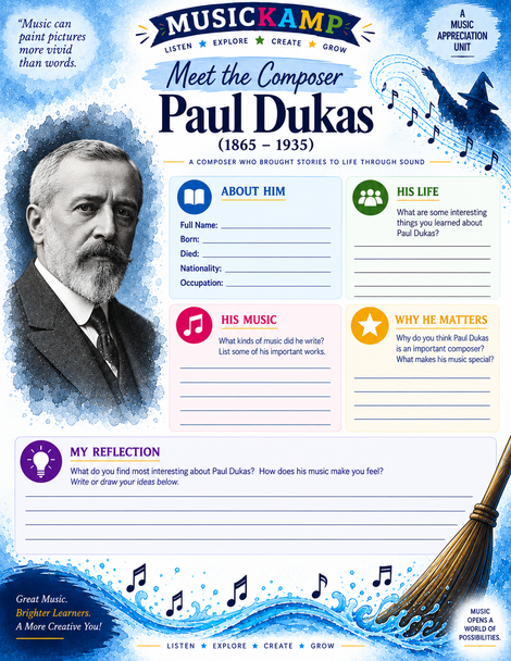 10624 : The Sorcerer's Apprentice (Dukas) — Music Appreciation Unit | Upper Elementary
