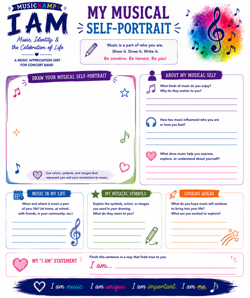 10624 : I Am by Andrew Boysen, Jr. — Music, Identity & Celebration of Life Unit
