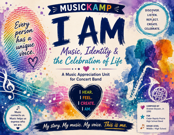 10624 : I Am by Andrew Boysen, Jr. — Music, Identity & Celebration of Life Unit