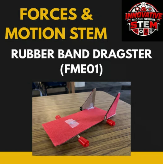 Rubber Band Dragster STEM Challenge (FME01) | Middle School Physical Science (Grades 6-8)