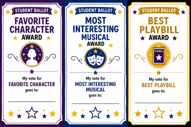 10624 : Broadway Musical Research & Playbill Project | Complete Unit | Grades 4-8 Music