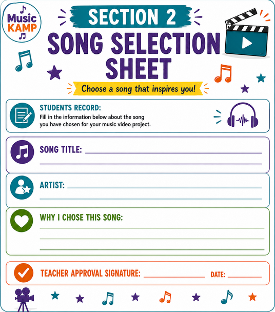 10624 : Music Video Creation Project | Full Unit | Research, Analysis, Planning & Rubric