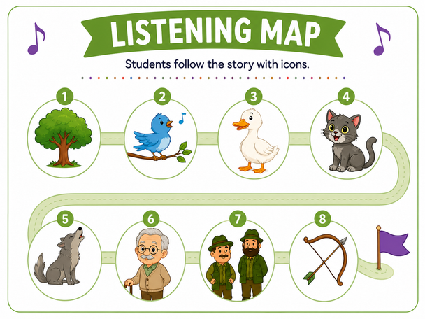 10624 : Peter and the Wolf Music Listening Unit | Orchestra Instruments