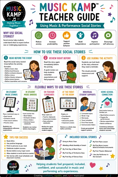 10624 : Music Classroom Expectations Posters | Band, Orchestra, Chorus & Concert