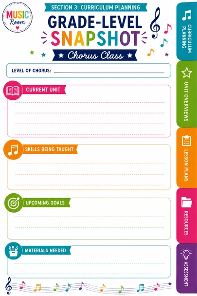10624 : Music Teacher Leave Planner & Substitute Transition Binder