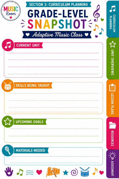 10624 : Music Teacher Leave Planner & Substitute Transition Binder