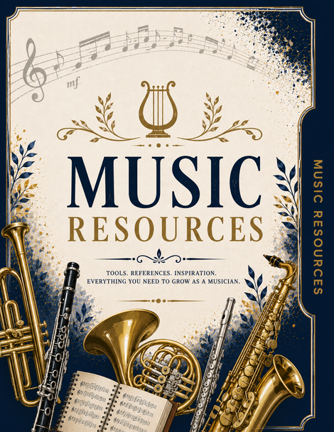 10624 : Band Student Study Binder Dividers | Music Binder Organization Band Class