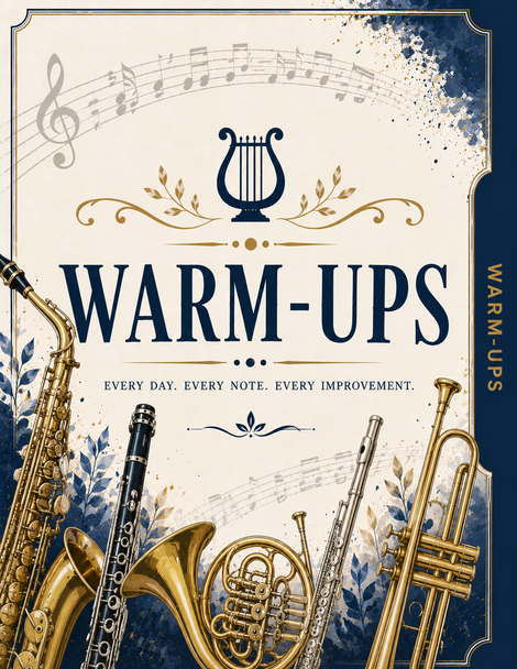 10624 : Band Student Study Binder Dividers | Music Binder Organization Band Class