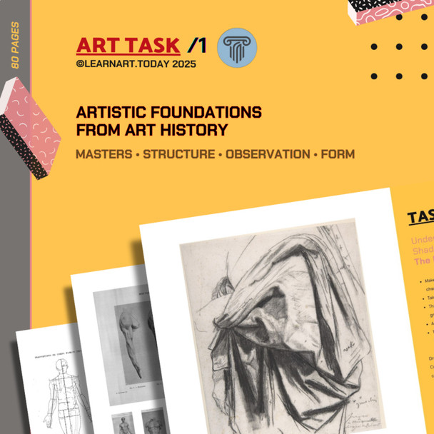 Drawing & Observation Foundations | Middle & High School | ART TASK 1