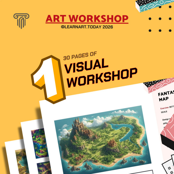 Fantasy World Map Art Workshop | Middle & High School | Cartography Art