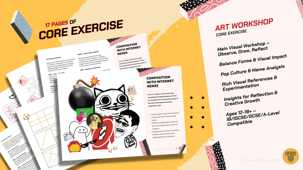 Internet Memes Art Workshop | Middle & High School | Composition Art