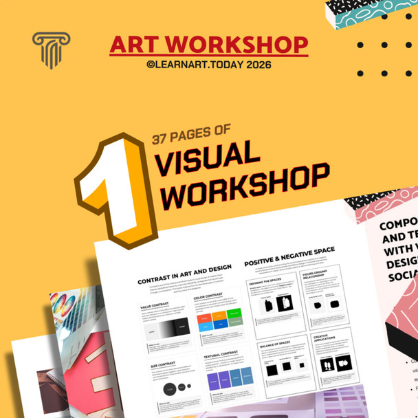 Web Design Composition Art Workshop | Middle & High School | UI Layout