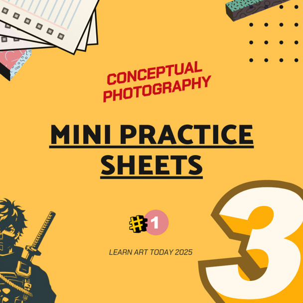 Conceptual Photography Worksheets | Middle & High School | Staging 3 Exercises