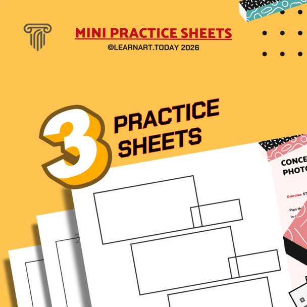 Conceptual Photography Worksheets | Middle & High School | Staging 3 Exercises