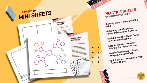 Ecological Environmental Worksheets | Middle & High School | Network 3 Exercises