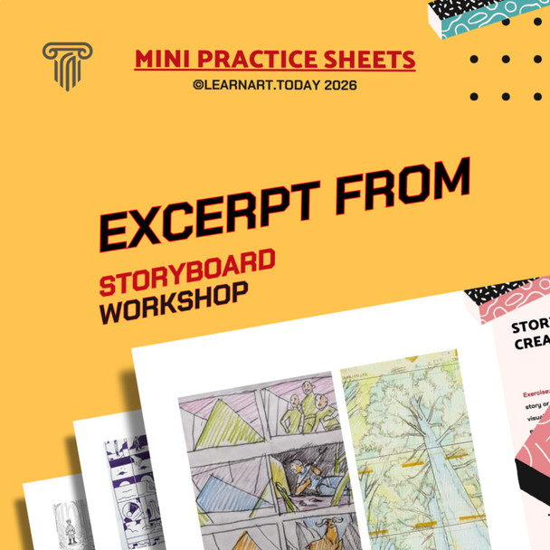 Storyboard Worksheets | Middle & High School | Sequential 3 Exercises