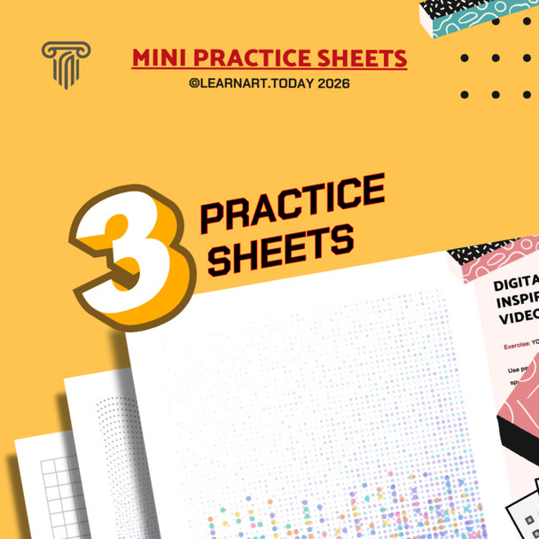 Video Games Digital Art Worksheets | Middle & High School | 3 Exercises