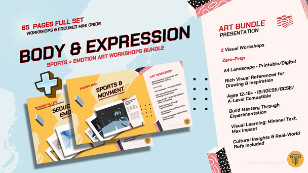 Body & Expression Art Bundle | Middle & High School | Sports + Emotion Workshops