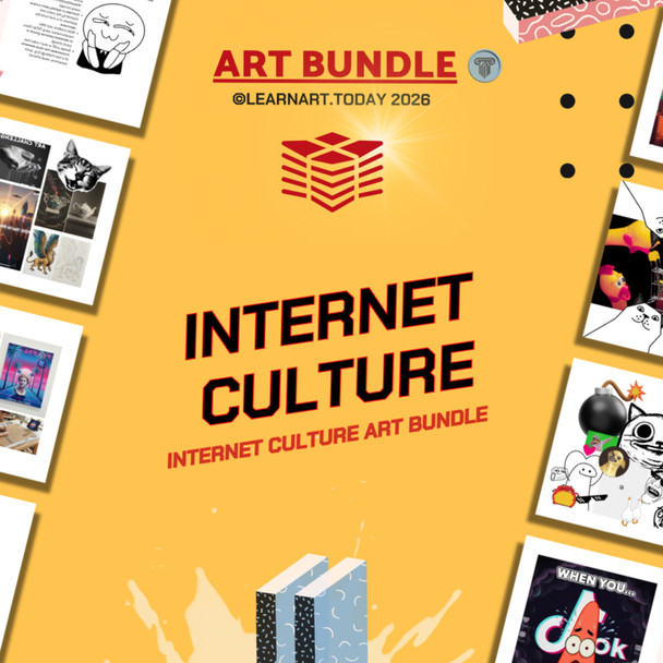 Internet Culture Art Bundle | Middle & High School | Memes + Internet Workshops