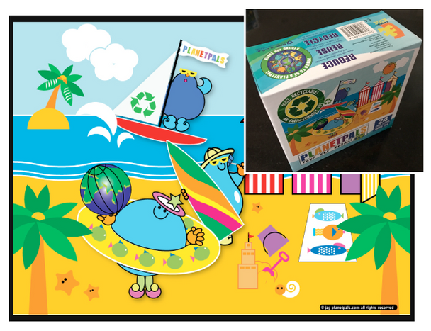 Planetpals Day At The Beach Puzzle and Package