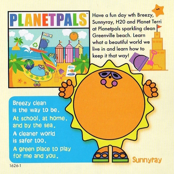 Planetpals Day At The Beach Puzzle Back