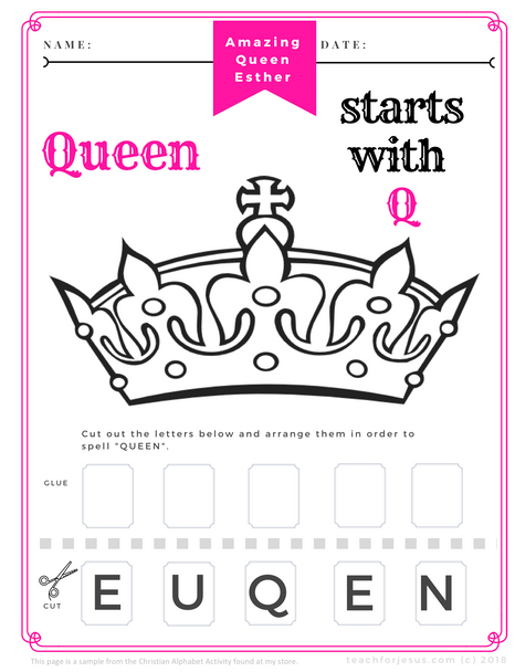 Queen Esther | Bible Lesson and Activities