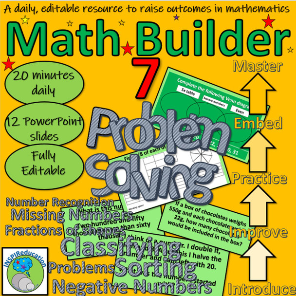 Math Builder 7: Daily Math Activities to Build and Embed Skills in Problem Solving