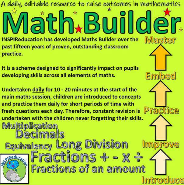 Math Builder 8: Daily Math Activities to Embed and Build Skills in Number