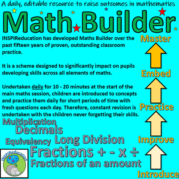 Math Builder 9: Build and Embed Skills in a Wide Range of Number Topics (beyond four operations)