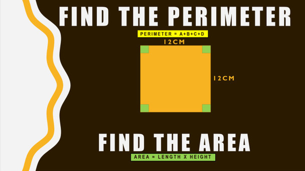 Area, Volume and Perimeter of 2D and 3D shapes