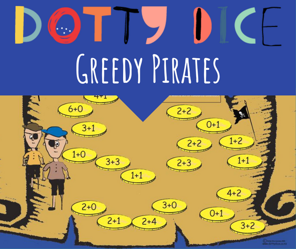 Greedy Pirates - Numeracy Board Game