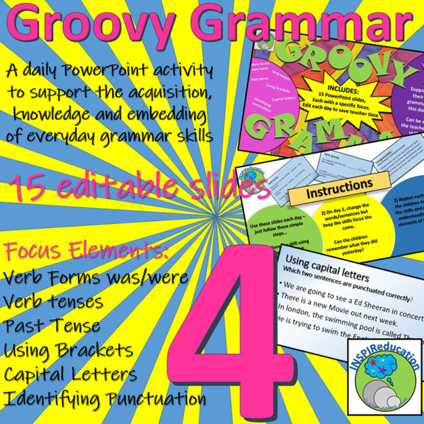 Grammar - Daily Practice PowerPoint Teaching Activities (4 of 5)