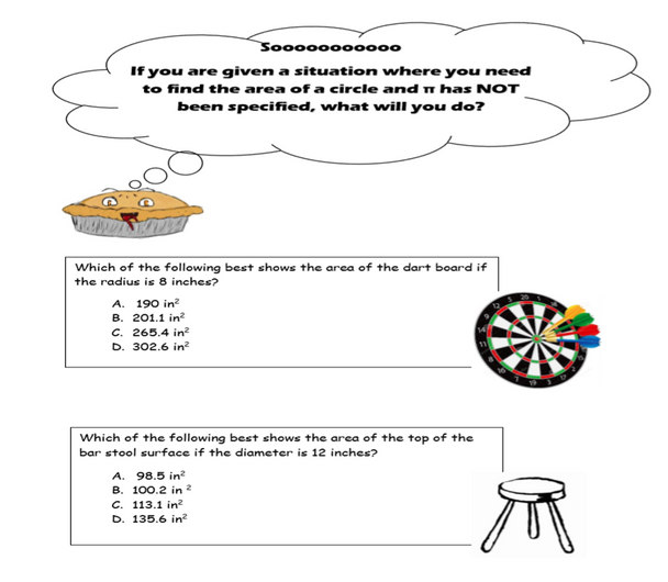 Area of Circle - Notes & Guided Practice