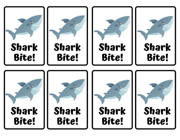 Shark Bite! A Kindergarten Sight Word Card Game