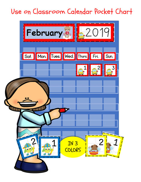 ALL YEAR CALENDAR SET AND LEARNING CENTER