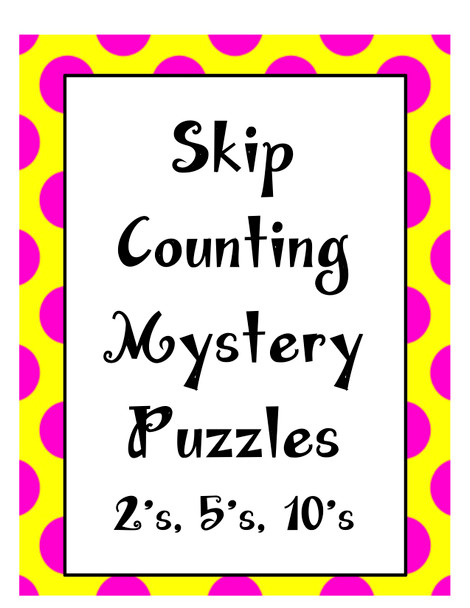 Skip Counting Mystery Puzzles