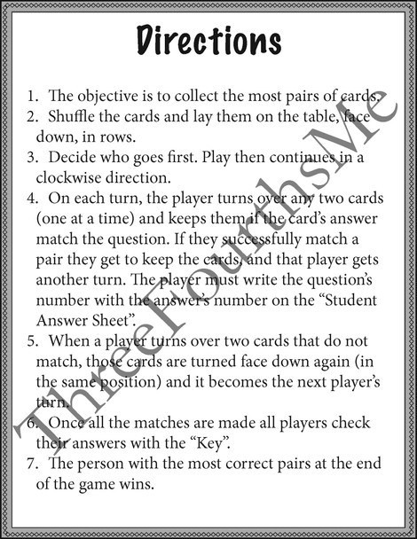 Transformations of Linear Functions Matching Activity