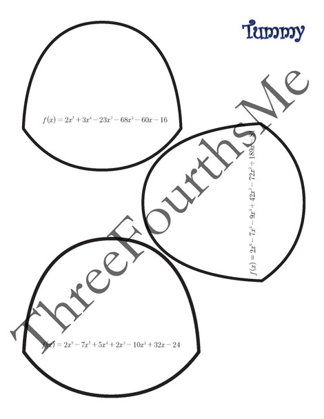 Factoring Polynomial Functions Activity