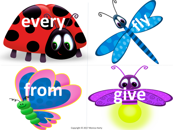 Sight Words: 1st Grade Level - Flatten the Fly Game