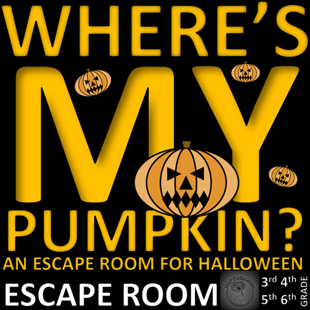 Halloween - Escape Room: Problem Solving, Math, Language, Science