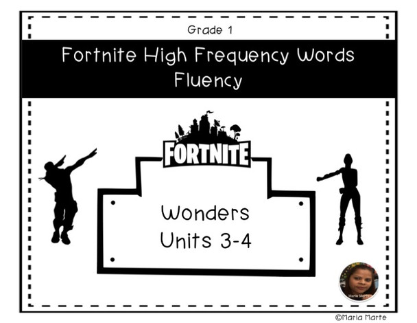 Fortnite HFW Fluency-Wonders Units 3-4