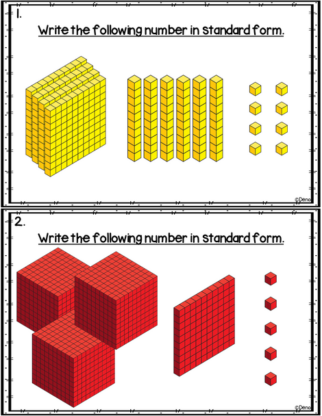 Place Value Task Cards