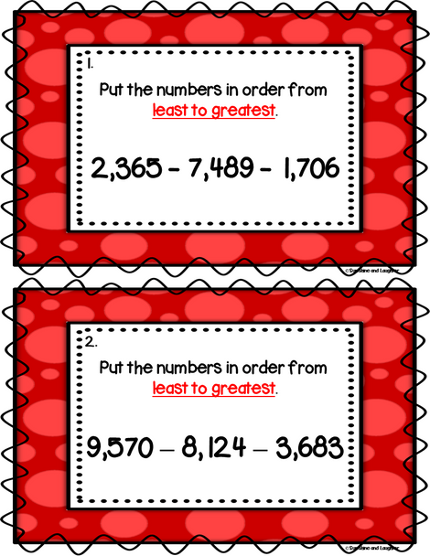 Number Order Scoot Bundle