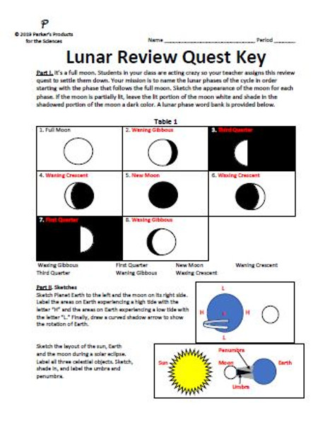 Lunar Review Quest