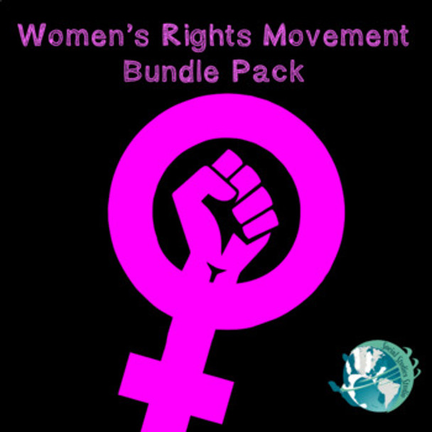 Lesson Bundle Women's Rights Movement 5 Lessons