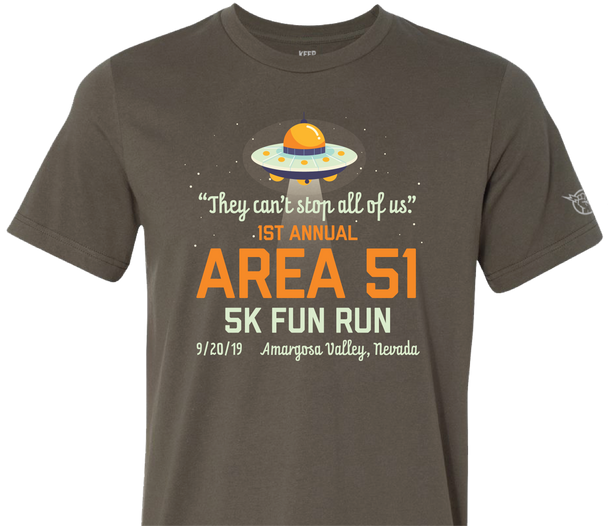 "They can't stop all of us" - Area 51 5K Fun Run