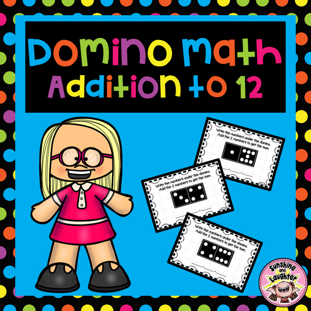 Domino Math Task Cards (Addition to 12)