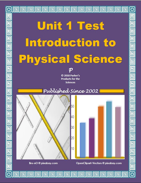 Significant Figures, Metric Conversions, Graphing and Scientific Notation Unit Test